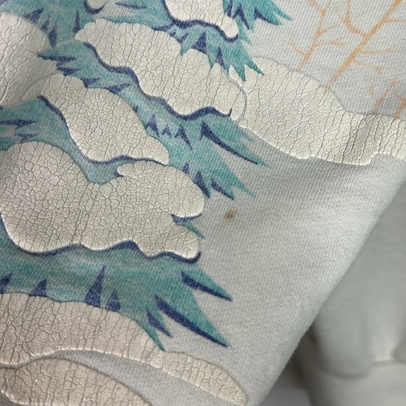 Vintage Winter AOP Ski Puffy Paint Sweatshirt XL/XXL - Picture 10 of 10